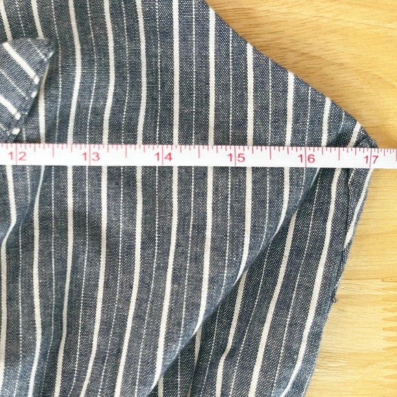 100% Cotton Striped Cut-Out Midi Dress - Picture 10 of 14